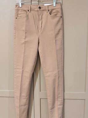 LOFT Beige Skinny Stretch Jeans